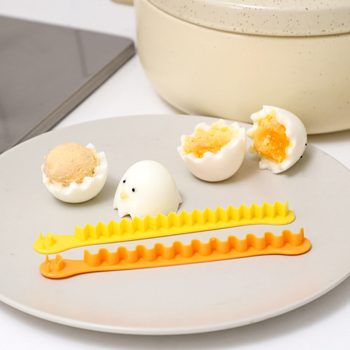 Japan KM.5003. Lace egg cutter, boiled egg cutter and styler - 2 piece set