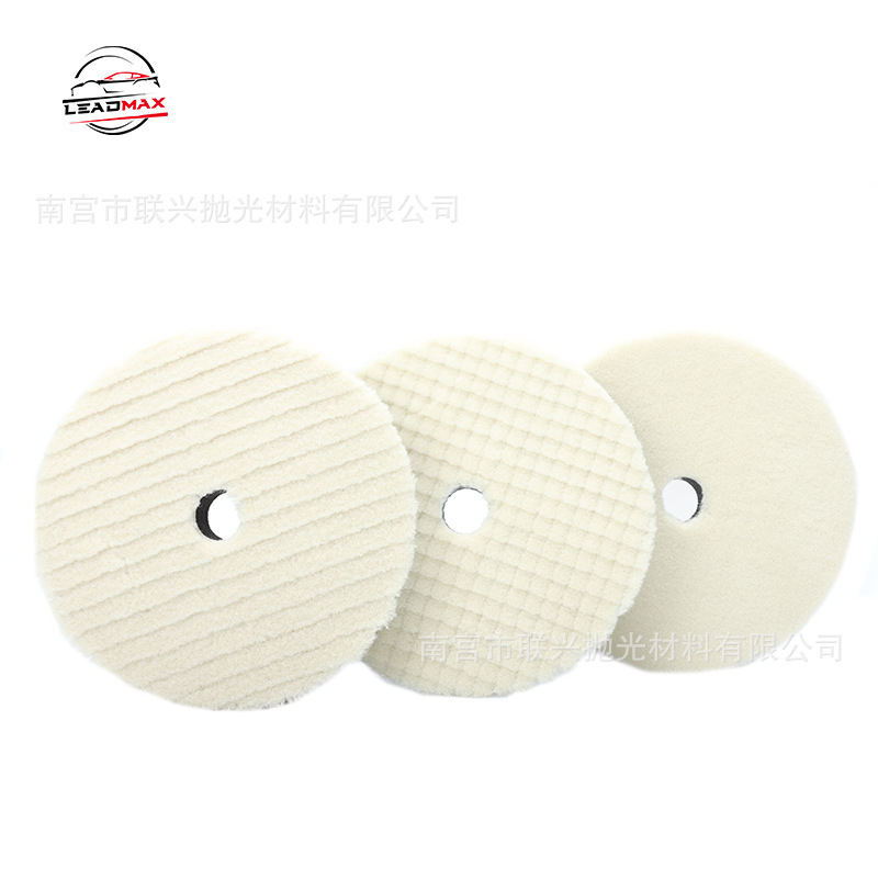 Leadmax 356inch Japanese-Style Short Wool Polishing Pad Beveled Edge Wool Wheel Car Wool Pad Coarse Medium Fine Wool Pad Leadmax 356inch Japanese-Style Short Wool Polishing Pad Beveled Edge Wool Wheel Car Wool Pad Coarse Medium Fine Wool Pad