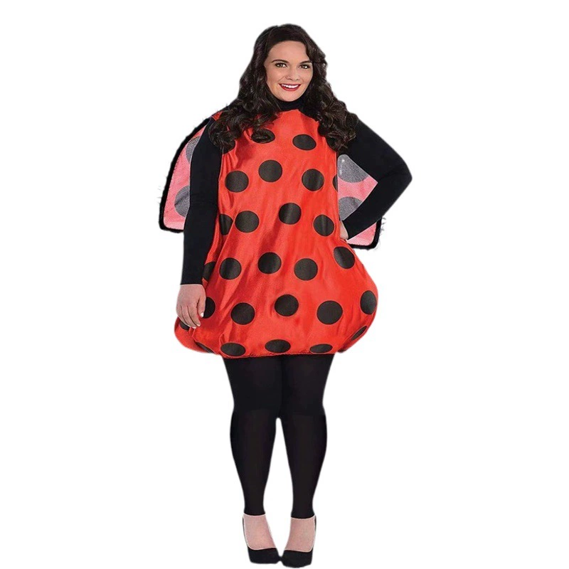 Европейские и американские трансграничные костюмы на Хэллоуин, Хэллоуин, пчела, божьей коровки, костюмы для косплея для взрослых и детей, праздничные костюмы