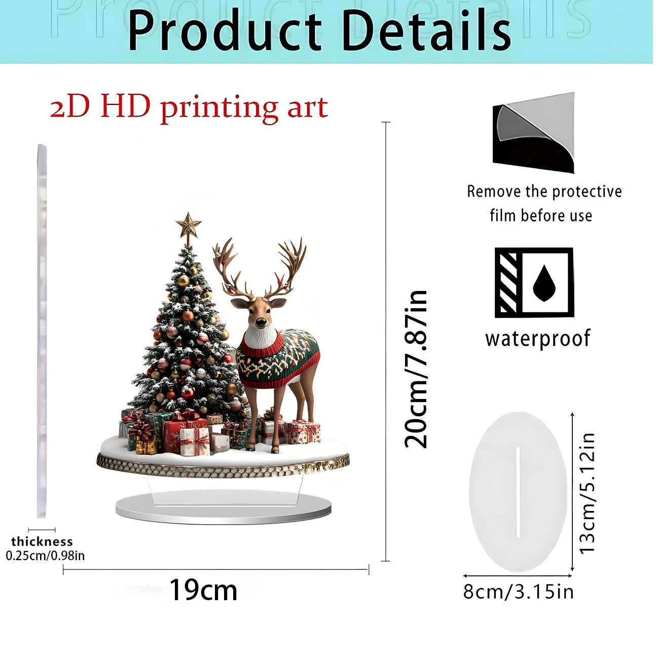 2026 nuevos productos transfronterizos Navidad Hot Sale Festival creativo temporada atmósfera decoración artesanía acrílica 2D image 11