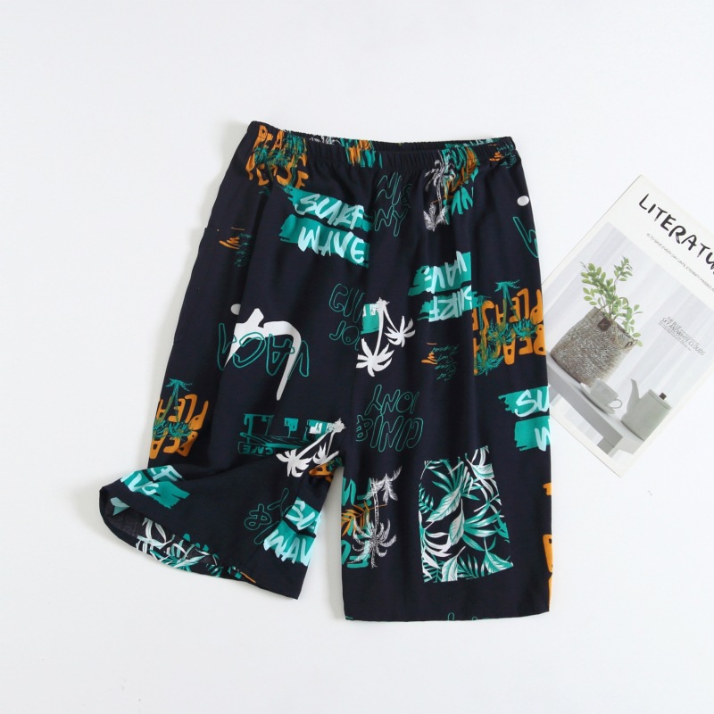 STK09 남자 반바지 VACA 알파벳