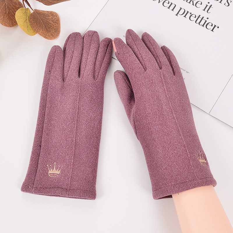 Nuevas guantes de terciopelo de conejo, terciopelo alemán cálido, engrosados, compatibles con pantallas táctiles para ciclismo, resistentes al viento, impermeables, guantes de ciclismo de invierno para mujeres y hombres, venta al por mayor.