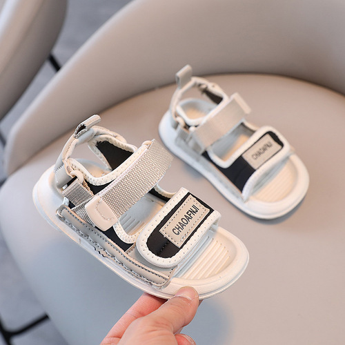 Korean Children's Summer Sandals  for Girls, Baby Soft Sole Non-Slip Stitched Shoes for Boys, Casual Trendy Sandals