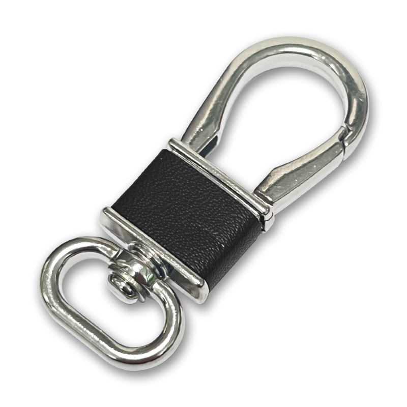 New zinc alloy veneer car key hook business key bag hook head universal metal key chain wholesale