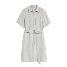 现货厂家价批发 漂亮衬衫连衣裙女2025 新款收腰显瘦气质名媛 女