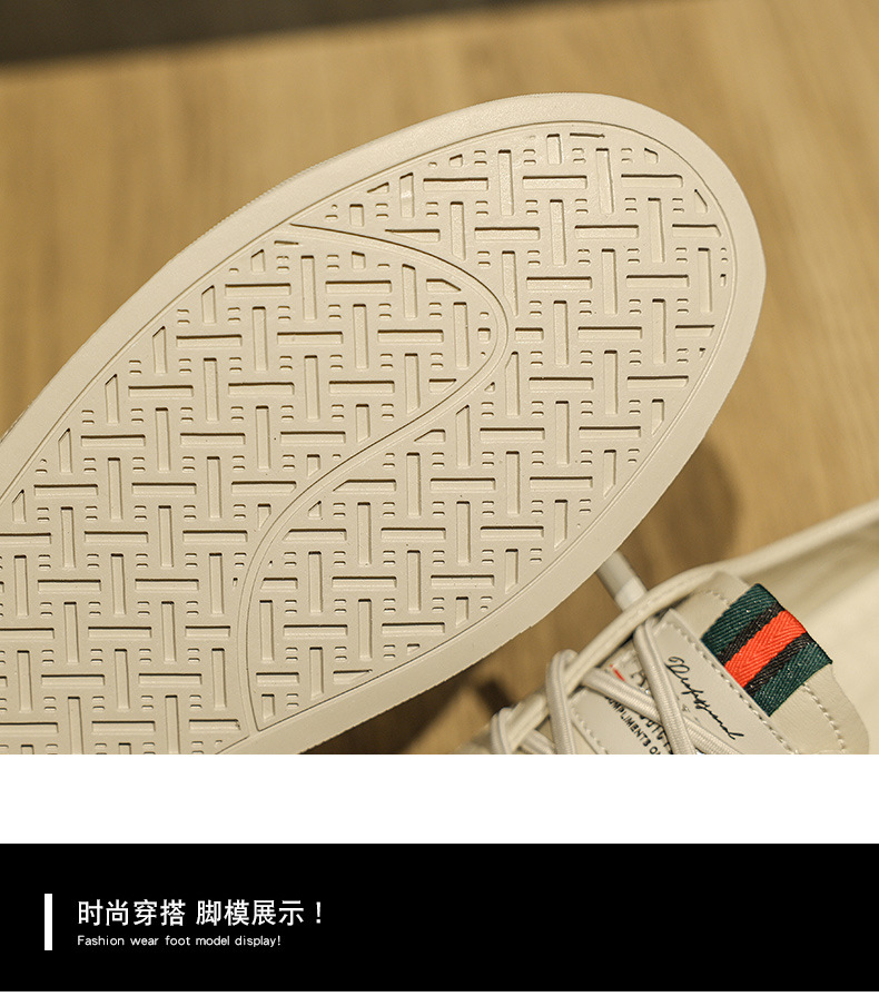 Baskets décontractées légères pour homme blanches printemps_voghion.com