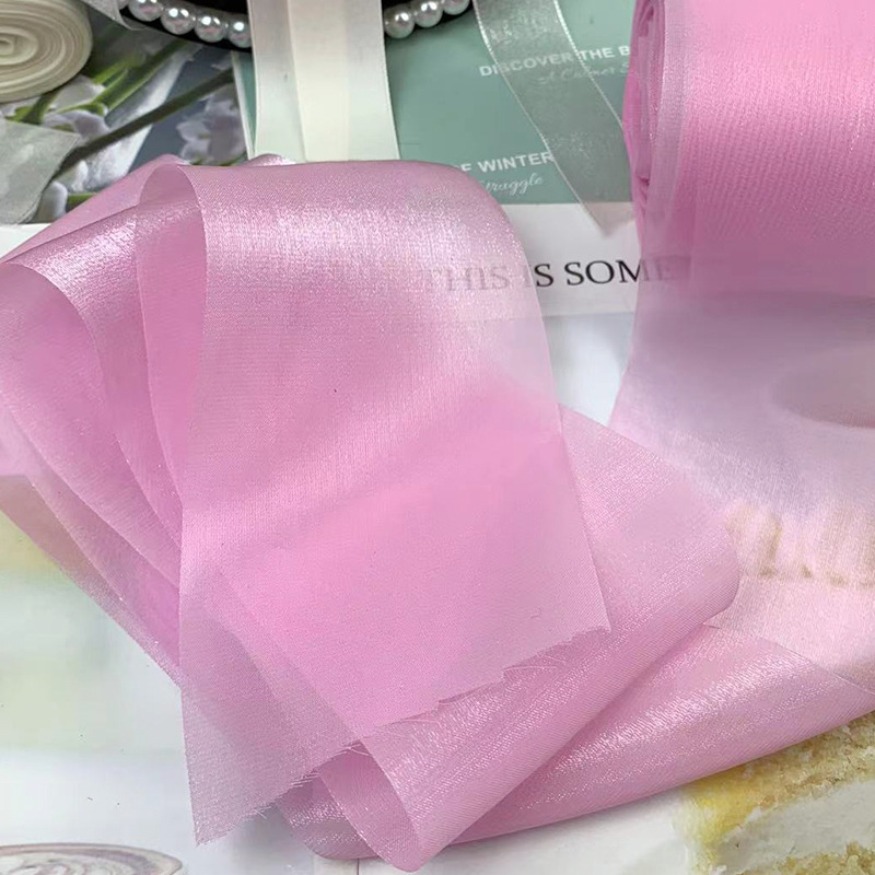 ホット販売 8 センチメートルストリーマー糸織りリボン花靴花帽子花服手袋袖靴下弓アクセサリー