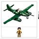 Little Luban 0975-82 World War 2 Winter Counterattack Ke Qiusha Rocket Launcher Assembled Building Blocks Toy Model