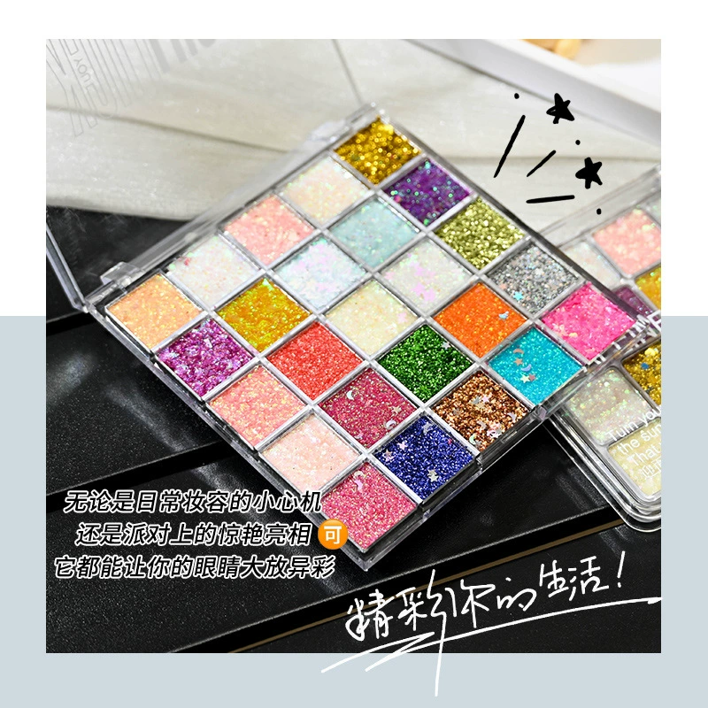 Блестящие ногти с sequins, блестящие прозрачные матовые тени для век, 25 оттенков, землистые тона, оптика