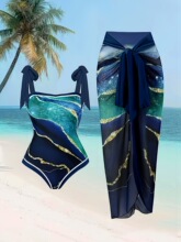 F 22408 Retro Print Sun Dress ����ӡ����ɹȹ �羳ŷ��