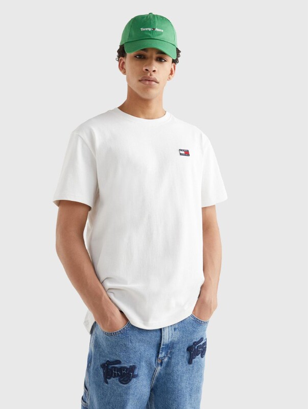 Tommy Short-Sleeved Men's T-Shirt Summer Wear for Young and Middle-Aged People Fashionable Loose Round Neck Bottoming Shirt Men's Fashion and Leisure