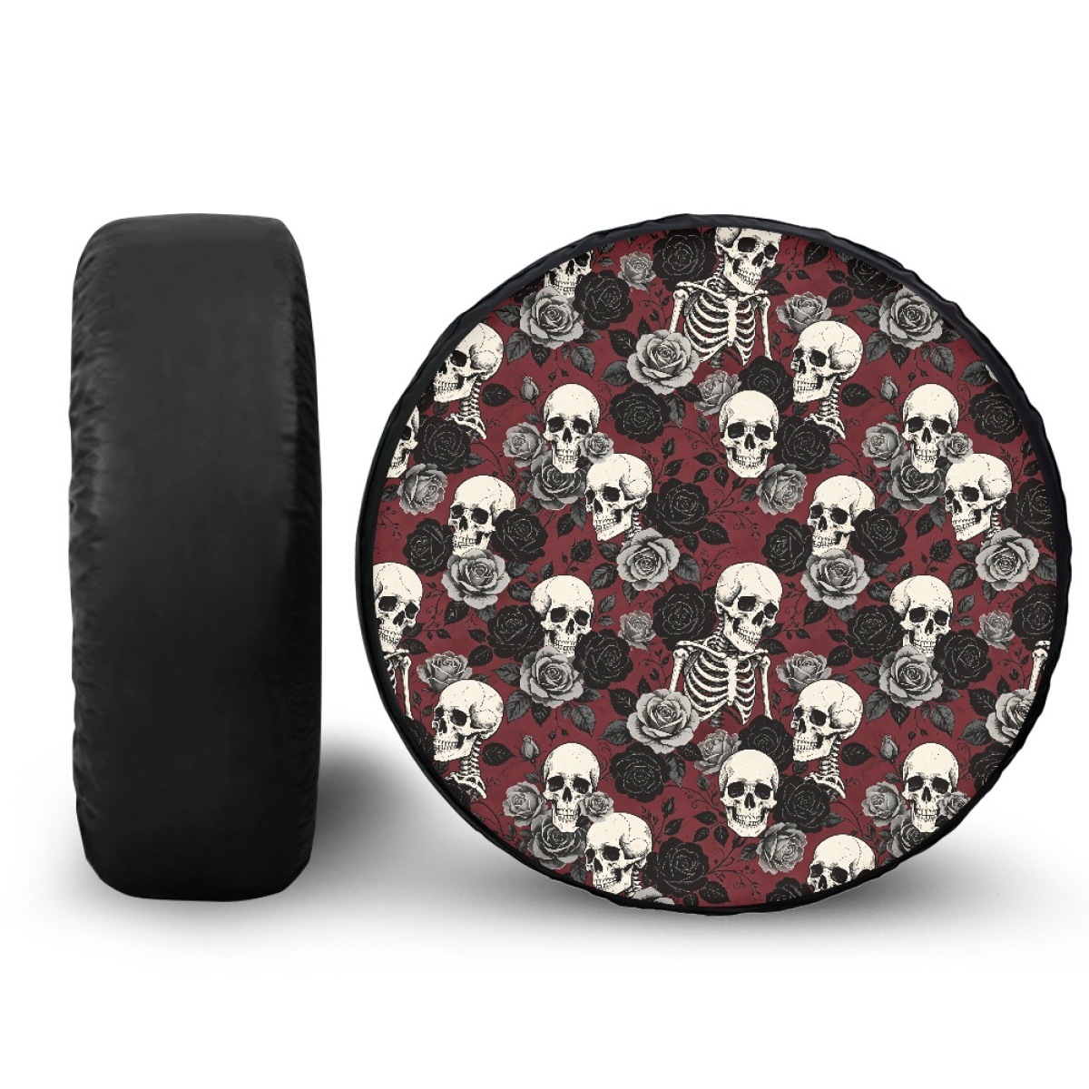 Amazon car tire sunshade, dustproof and waterproof spare tire cover with Halloween print, customizable with your own design, can be shipped on behalf of others