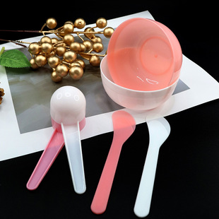 Ready-Made Three-Piece Bowl + Stick + 10g Spoon Mask Bowl Set Mask Spoon Mask Bowl DIY Beauty Makeup Tools