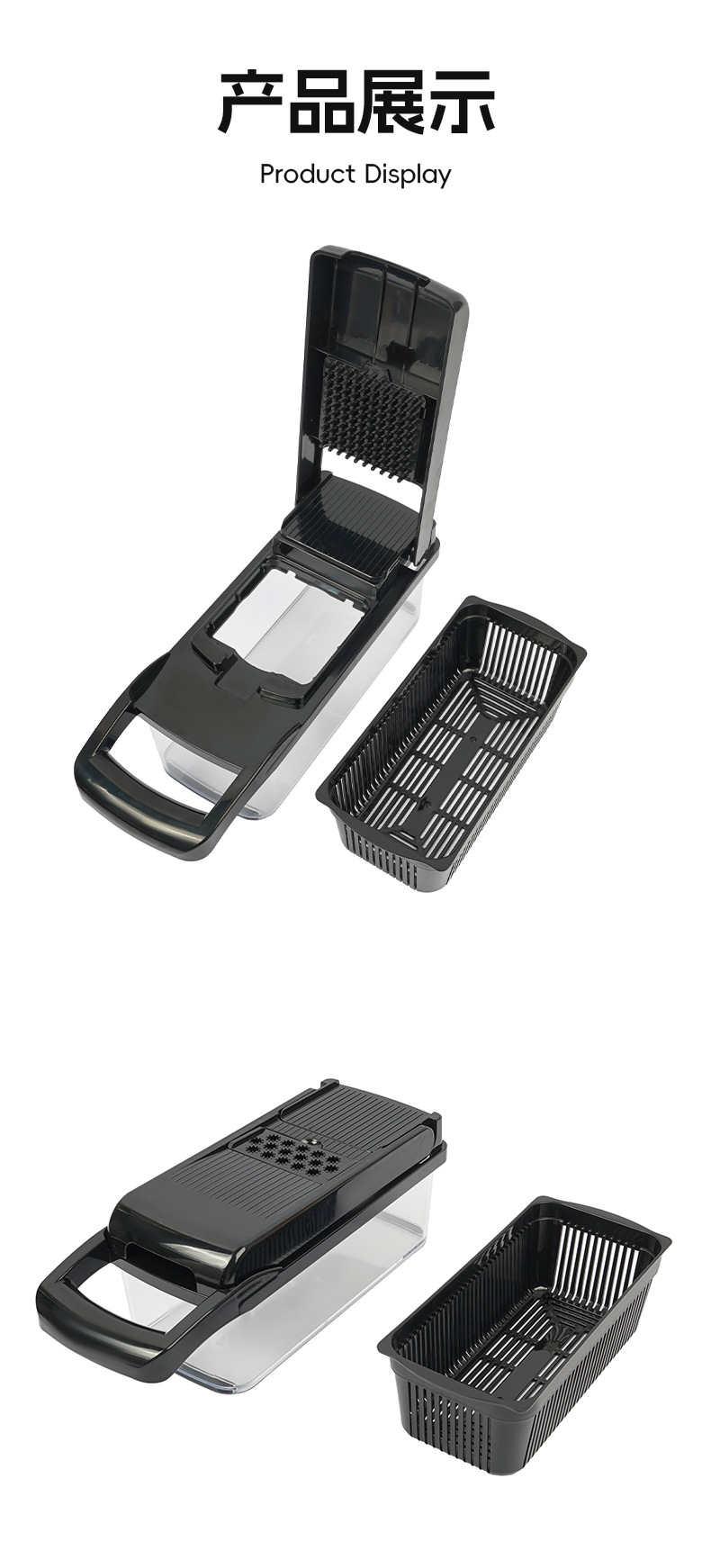 Cross-border Multifunctional Vegetable Chopper Kitchen Vegetable Grater Potato Shredder Slicer Vegetable Cutting Tool Vegetable Cutter
