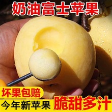 现货黄金奶油苹果新鲜黄苹果脆甜多汁当季鲜果孕妇水果整箱批发