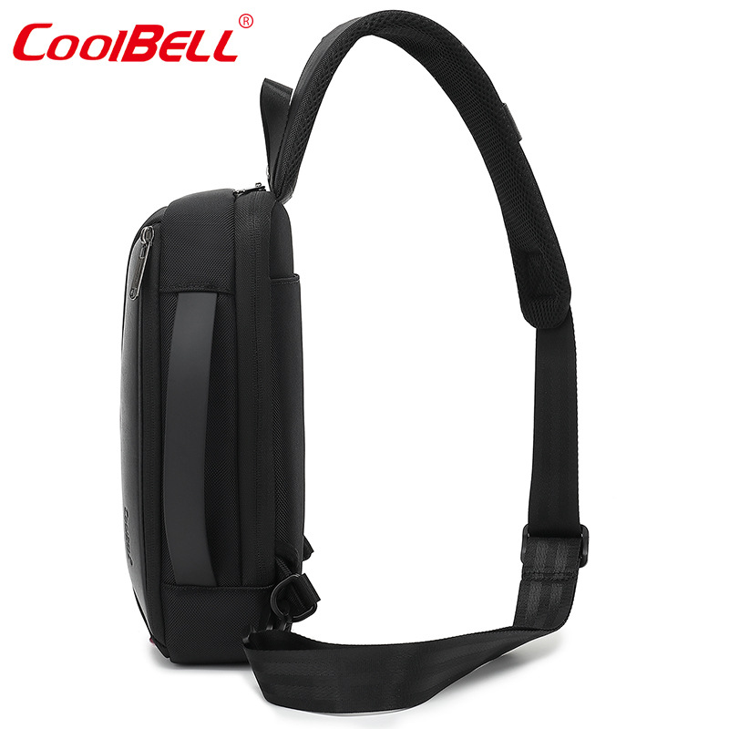 Nueva moda costura pecho bolso de los hombres crossbody bolso de hombro ligero bolso de negocios bolsa de pecho al por mayor