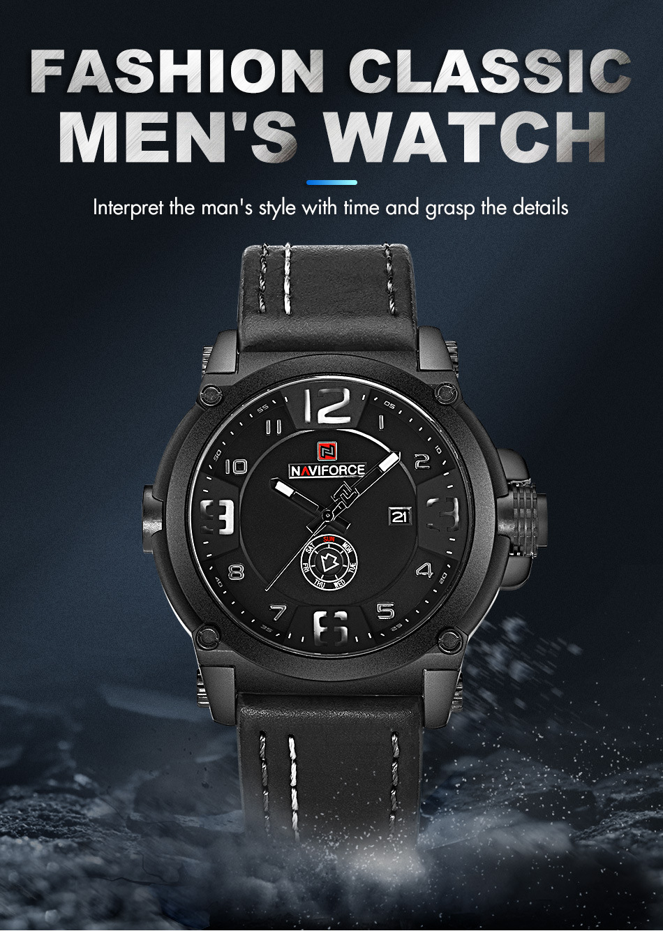 NAVIFORCE 9099 Men's Watch - Image 1