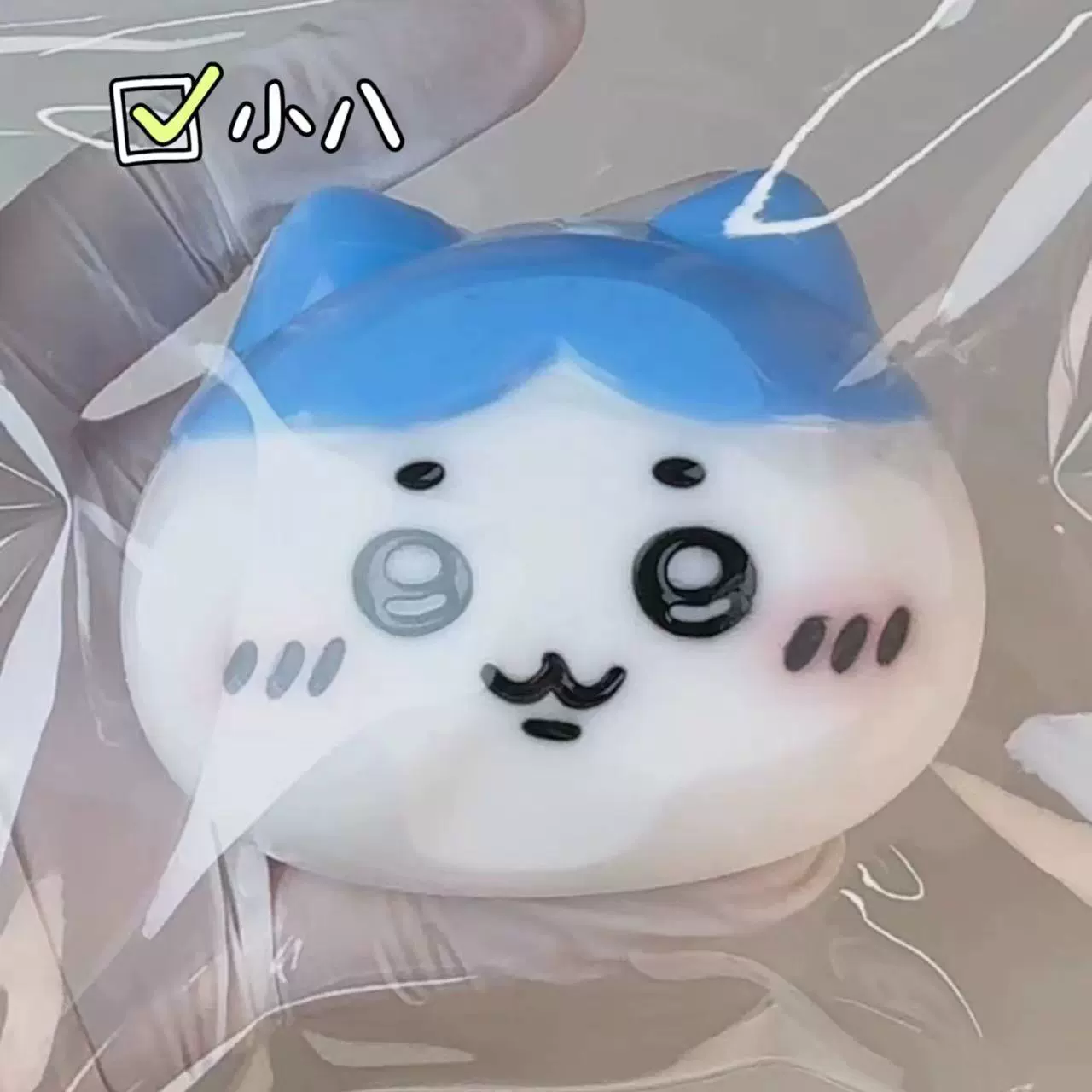 Blue high quality cute slime, anti-stress