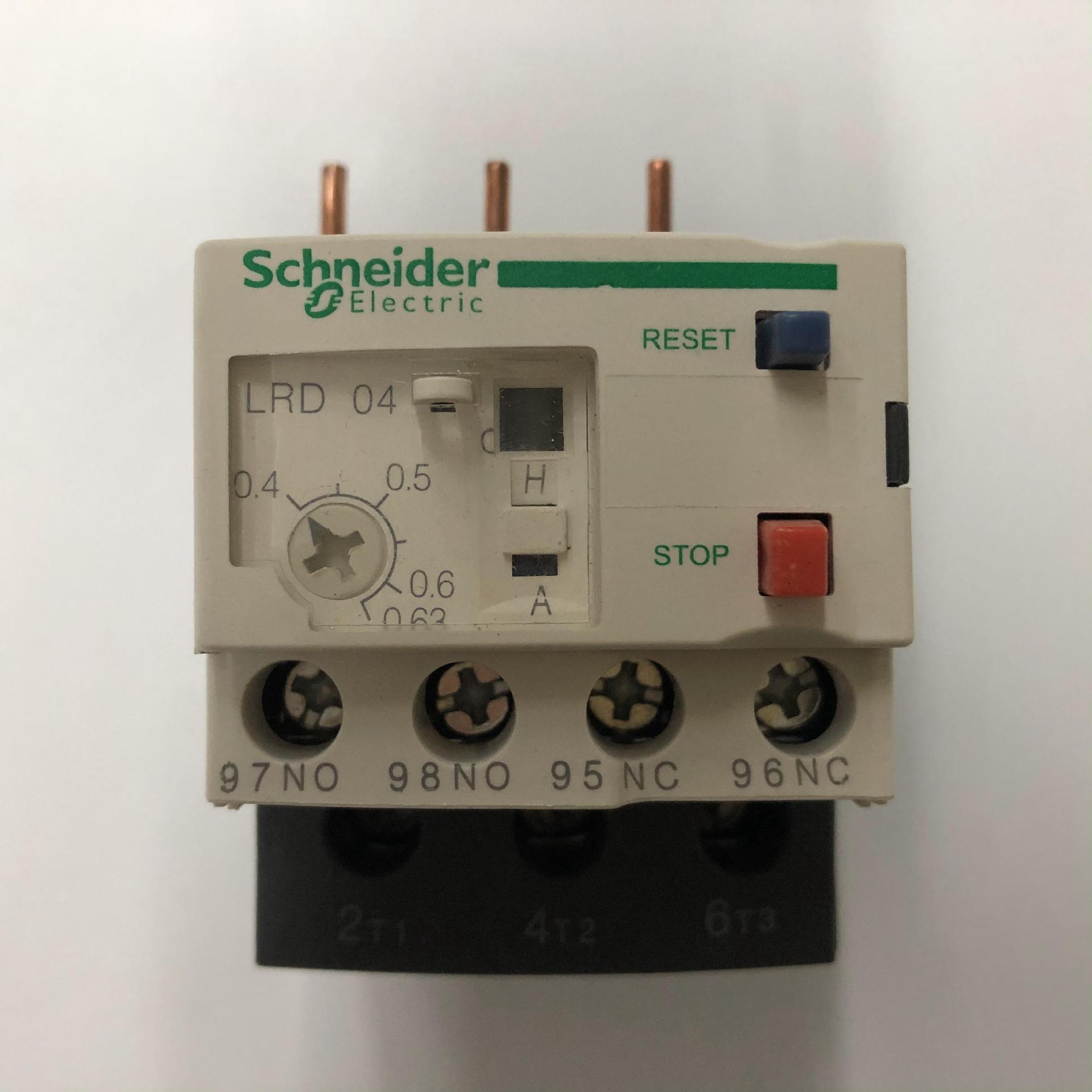 原装正品LRD04C 0.4-0.63A Schneider过流保护热过载继电器