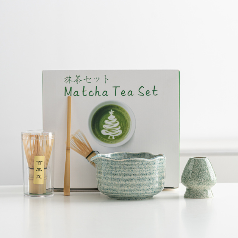 日式抹茶茶具套装陶瓷抹茶碗茶道配件打抹茶工具搅拌器茶筅套装|undefined