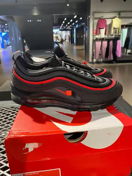 Air Max 97 OG Men's Cushioned Running Sneakers with Air Sole, Height-Increasing Casual Athletic Shoes for Women