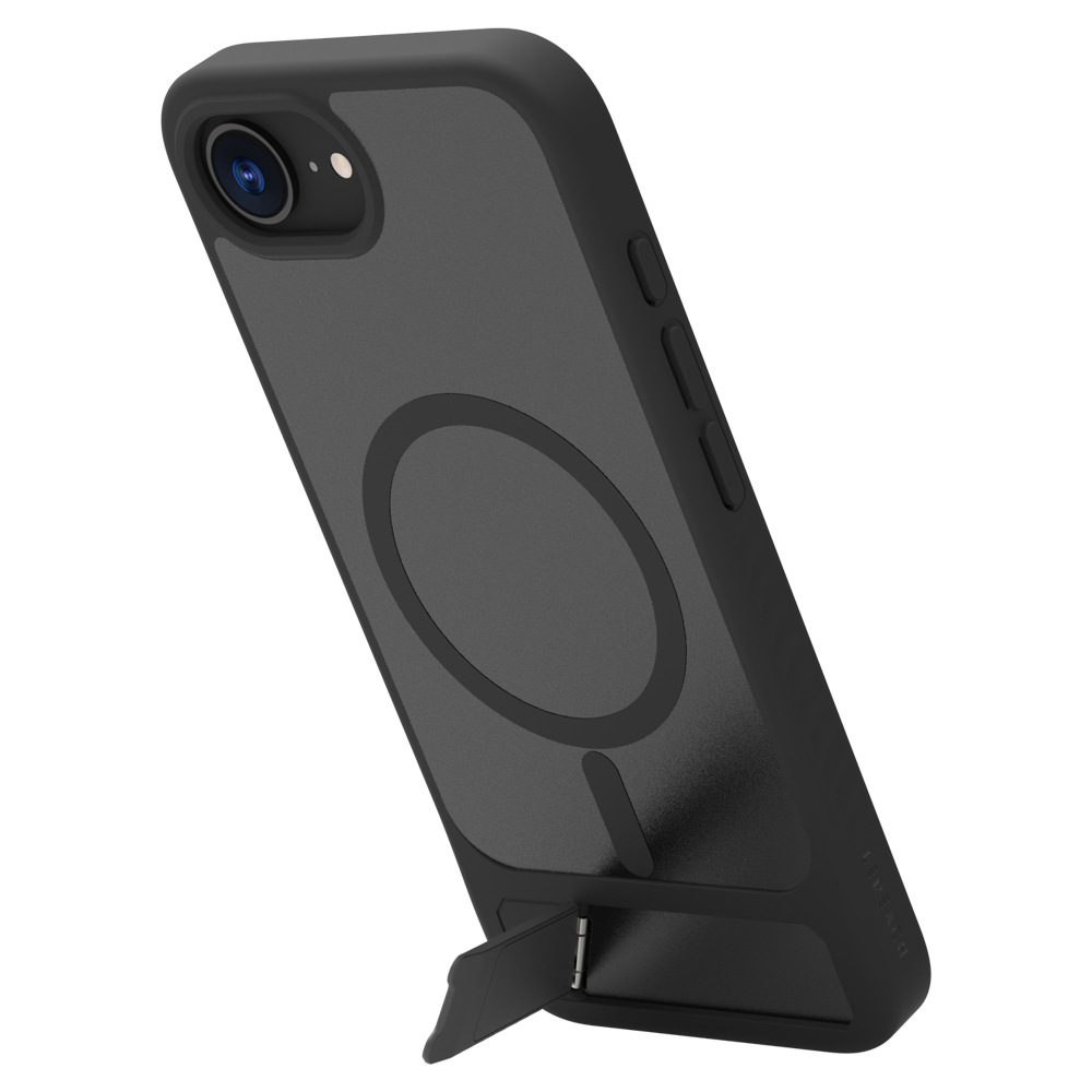 Funda de fulcro para Apple iPhone 16E Funda para teléfono móvil Funda protectora de soporte de carcasa magnética de sensación de piel 16e Cross-border