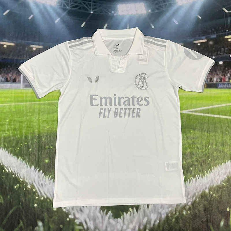 Nuevo Real Madrid Real Madrid Camiseta de fútbol local y visitante Camiseta Edición para fanáticos Edición especial personalizada Venta al por mayor transfronteriza