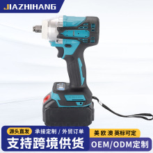 外贸350N多功能电动扳手跨境大功率冲击锂电扳手汽修风炮起子机