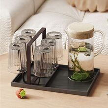 沥水架家用桌面倒挂杯架子置物架水杯架收纳玻璃杯子高级轻奢创意