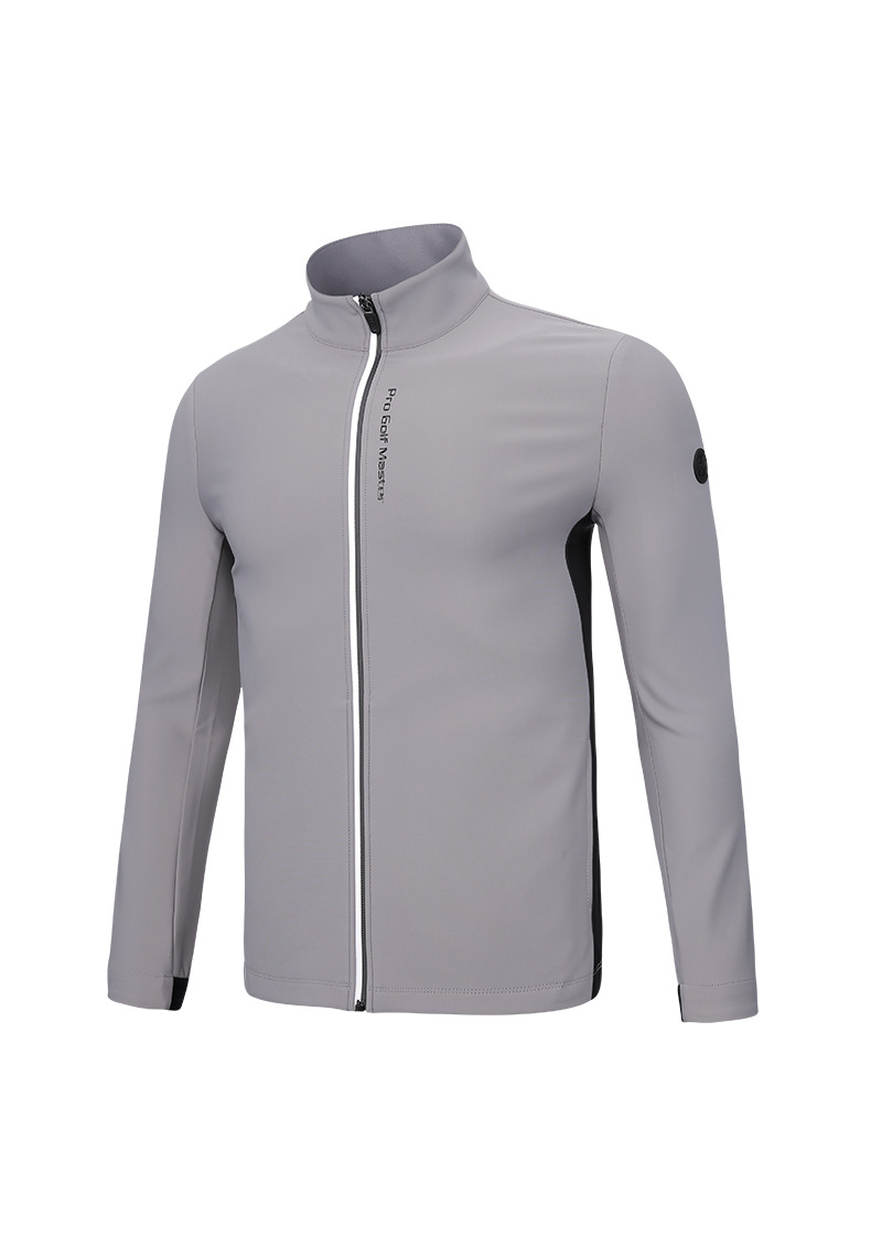 Áo khoác golf nam dài tay mùa thu đông, lót sưởi ấm hấp thụ ánh sáng — Yf524-màu Xanh nước biển (Ánh sáng và sưởi ấm bên trong), Yf524-trắng (Ánh sáng sưởi ấm bên trong), Yf524-màu Xám (Ánh sáng sưởi ấm bên trong) chi tiết 14