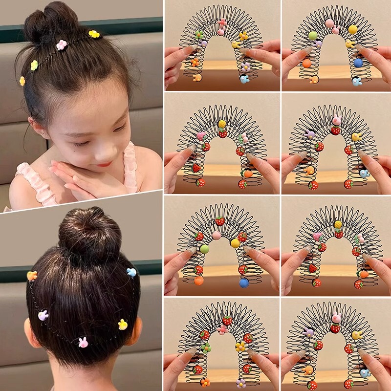 子供用ヘアバンド、前髪ヘアピン、女性用2025年新作後頭部ヘアピン、ヘアコーム、ヘアピン|undefined