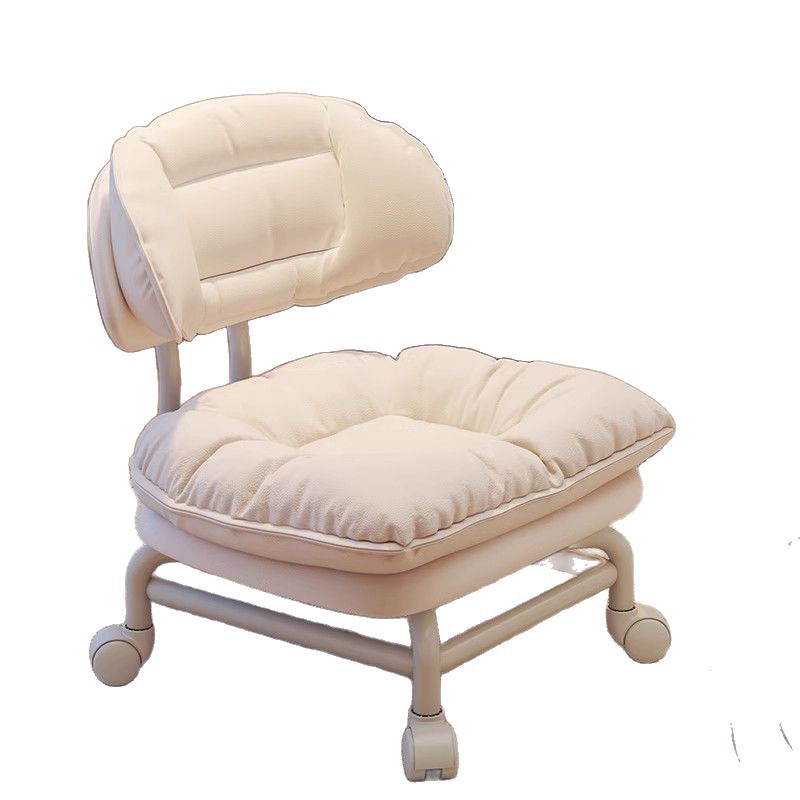 Silencioso universal rueda móvil pequeño taburete respaldo polea banco bajo para niños pequeños banco giratorio simple y moderno