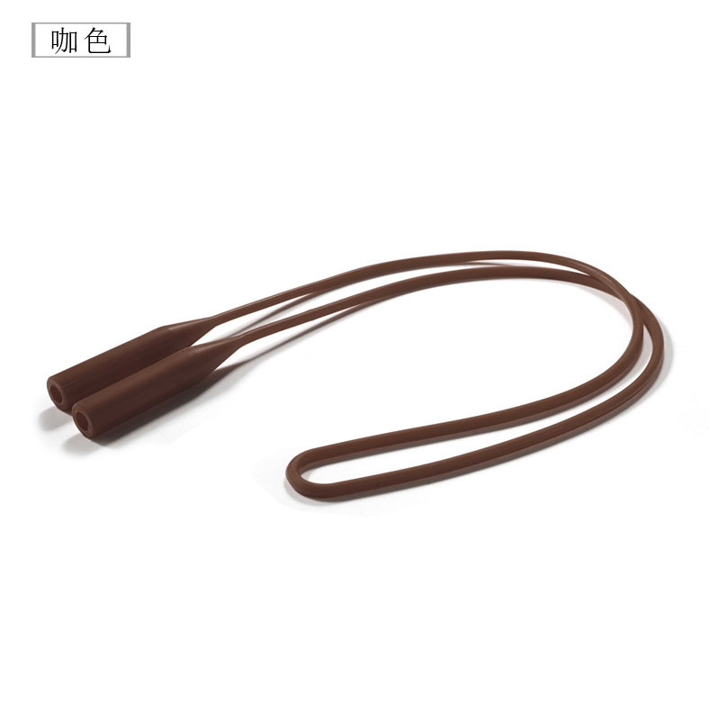 Cuerda elástica de silicona para gafas, antideslizante, anti-caída, correa deportiva ajustable