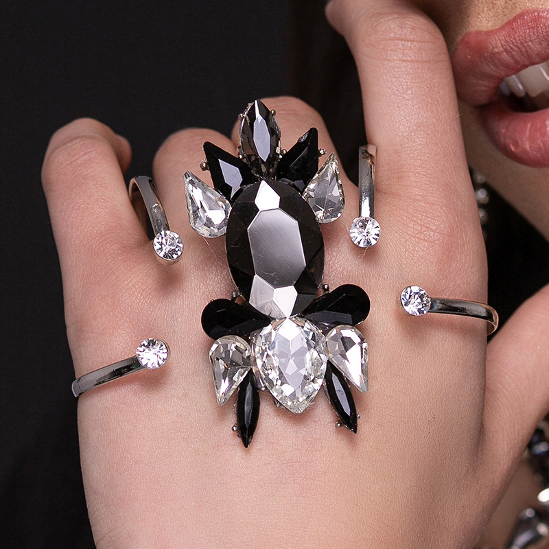 Amazon nuevo brazalete de diamante geométrico personalizado brazalete ajustable accesorios de Halloween Brazalete mujer