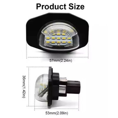 Corolla/Alphard, Toyota License plate lamp