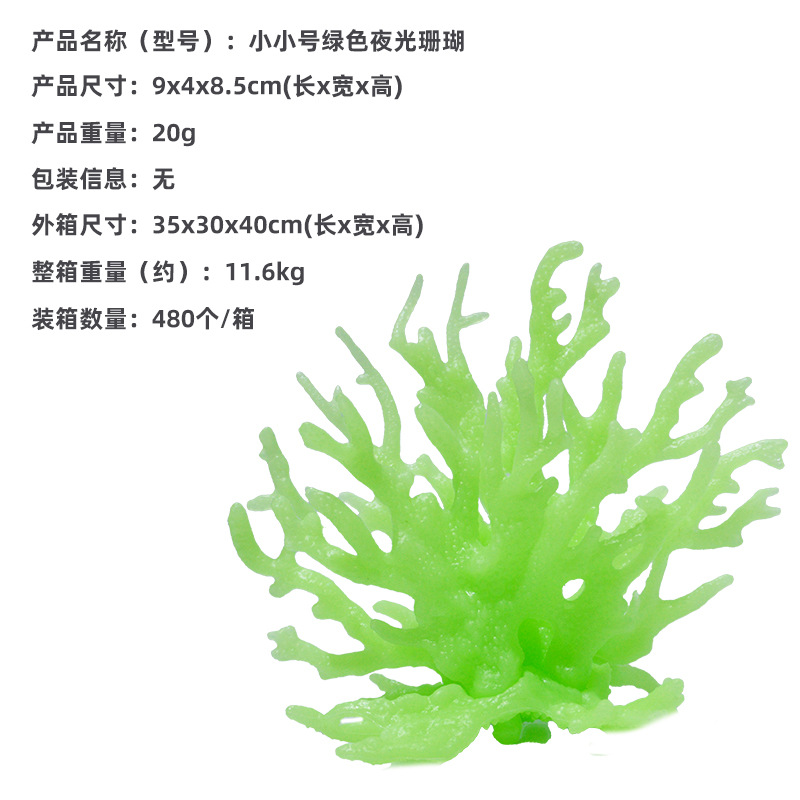 Coral verde pequeño