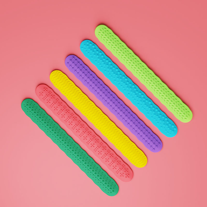Fidget Toys Slap Bracelets硅胶拍拍圈感官解压玩具Sensory Toys|undefined