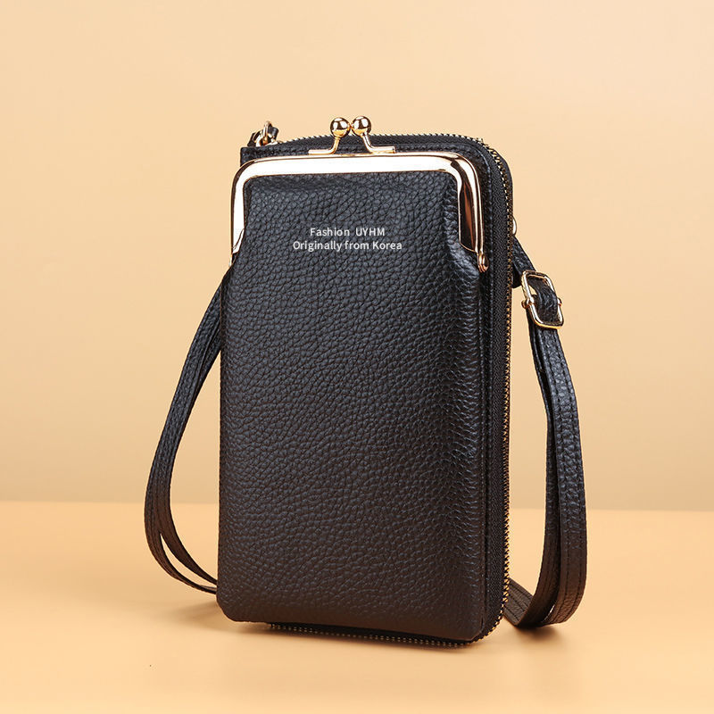 New Mobile Phone Bag Women's Korean-style All-match Fashionable Small Crossbody Bag Multi-functional Coin Purse Card Cover All-in-one Mini Small Bag New Mobile Phone Bag Women's Korean-style All-match Fashionable Small Crossbody Bag Multi-functional Coin Purse Card Cover All-in-one Mini Small Bag