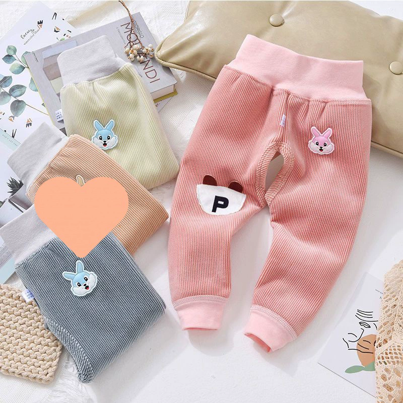 Детские теплые брюки плюс бархат весной и осенью