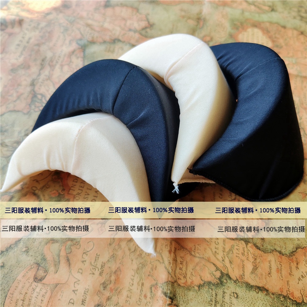 加大加宽加厚海绵垫肩服装肩垫辅料表演直角肩西装大衣肩托男