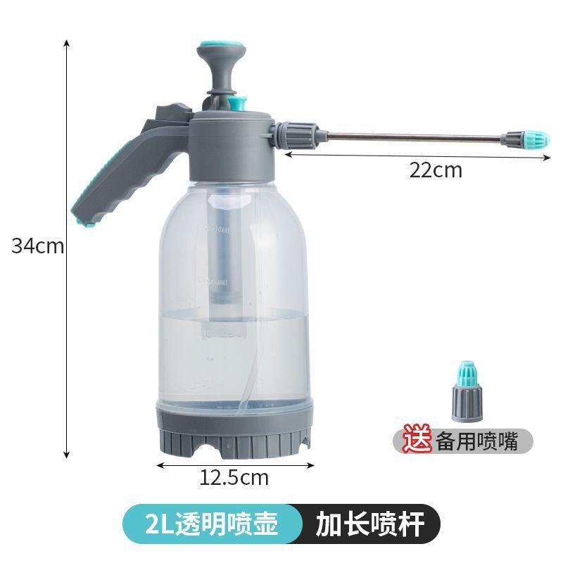 透明3L高气压浇花喷壶洒水壶防爆喷壶高压喷雾器喷水壶特厚多功能|undefined