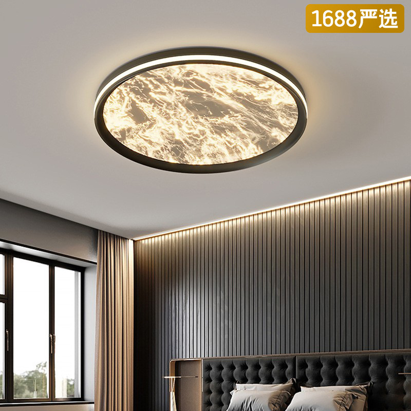 [Selección estricta] lámpara de techo italiana de estudio luz de espectro completo minimalista nube ultrafina dormitorio principal luces de habitación de alto nivel