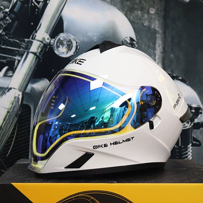 Motorcycle Helmet Ghost Face Helmet Anti-Fog Open Face Helmet Full Face Motorcycle Pedal Electric Vehicle 3C Certification Dropshipping