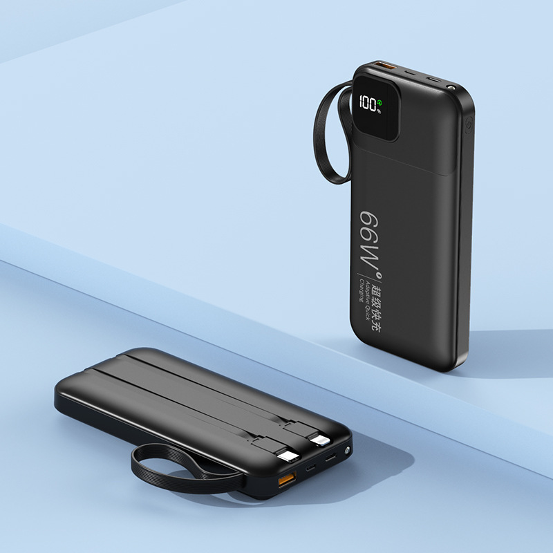 66W 急速充電、ケーブル付きパワーバンク 20000 mAh 大容量モバイル電源ギフト卸売印刷ロゴ|undefined
