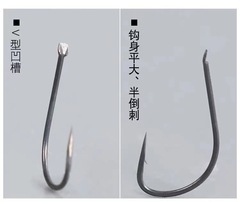 Gamma Kaze Stream Gray Fine Bar Hook 68229 Carpent Fly Fishing Hook