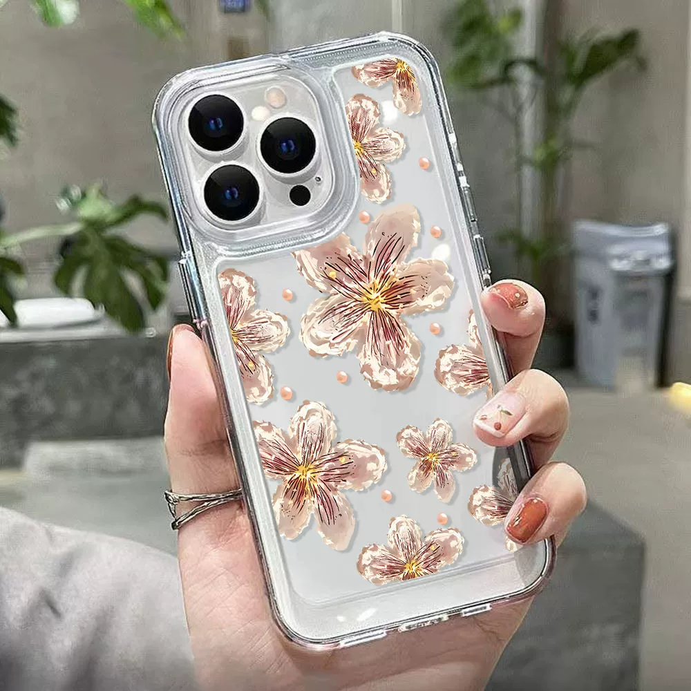 Apple, чехол из жемчуга совместимый с iPhone 13, цветочный узор, iphone, 17promax, 15