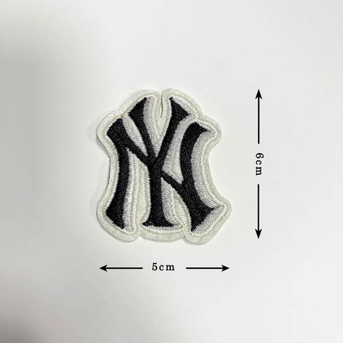 NY刺绣标志LA布贴B字洋基职业棒球队MLB熨烫贴卫衣卫裤短裤补丁贴
