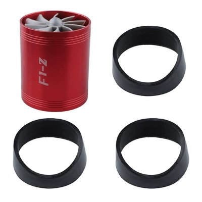 intake turbine, Sorma kollektoru (Giriş) - double-sided-turbine-red
