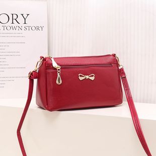 Shoulder bag, fashionable polyurethane one-shoulder bag, small bag, genuine leather