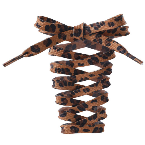 Free shipping: Air Force One shoelaces—AF1 leopard print, AJ1 zebra & snake patterns, plus high-top and low-top styles—in white—1 pair